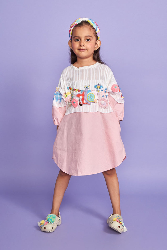 Fly High Pink Kids Dress