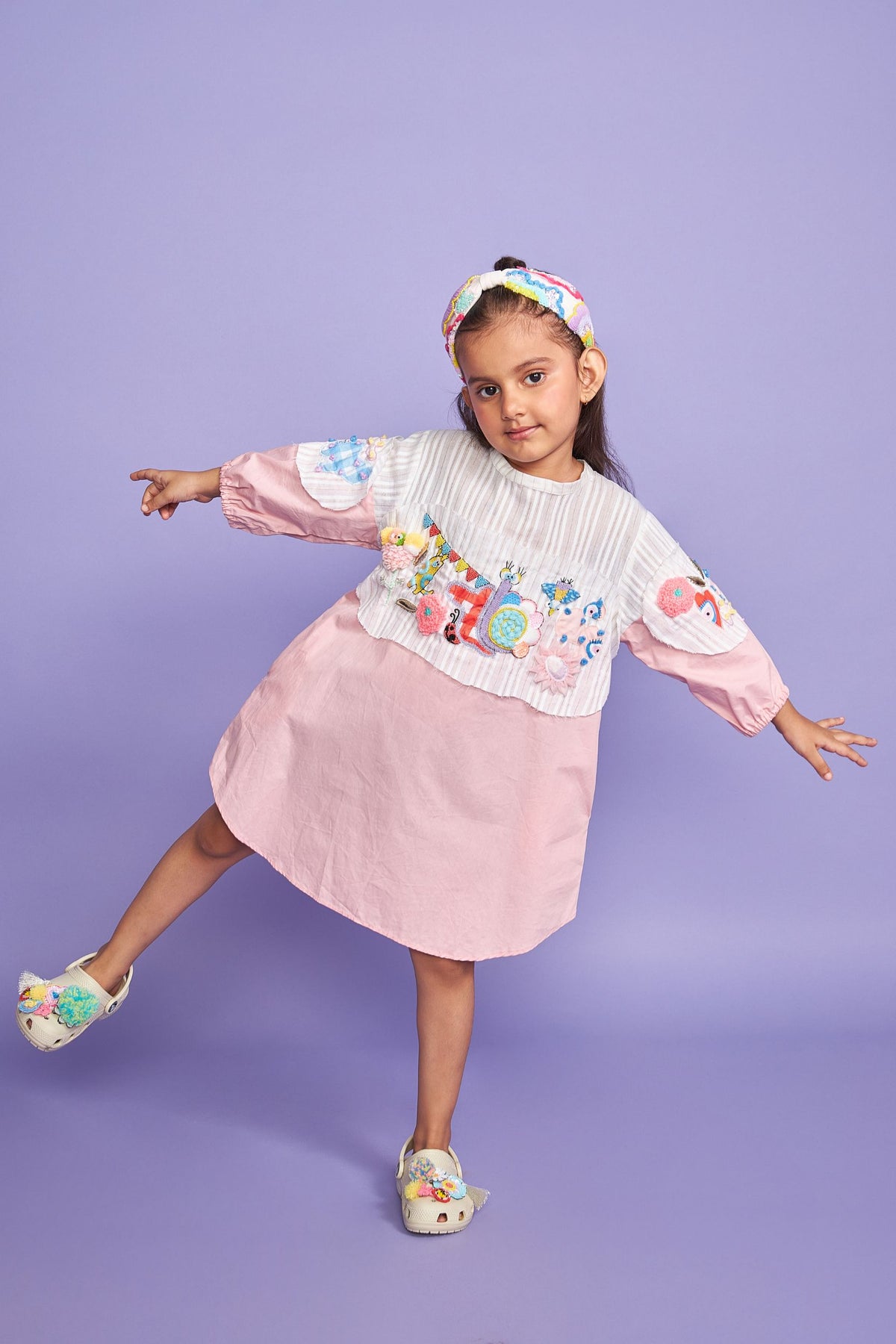 Fly High Pink Kids Dress