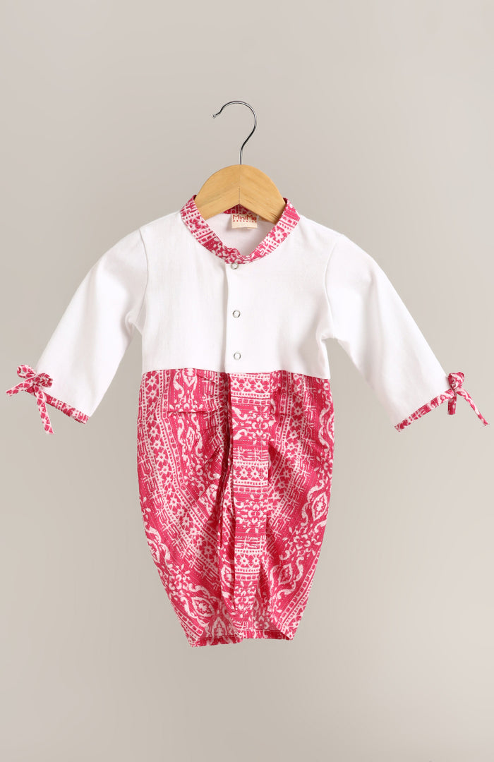 Cotton Dhoti Bodysuit
