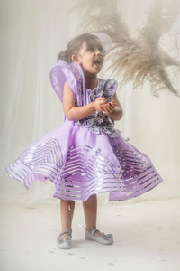 Lavender Leafy Delight Dress