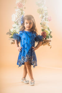 Blue A-line Florence Dress