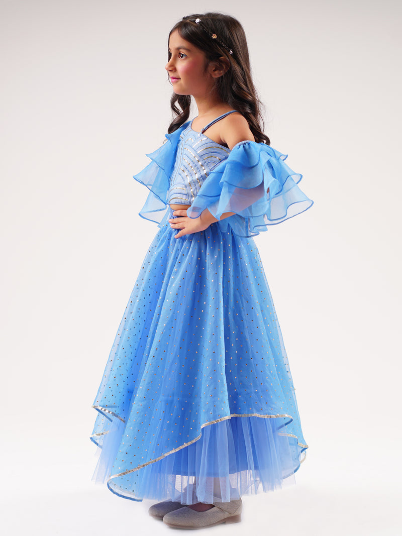Bollywood Tadka Blue Ghaghra Choli