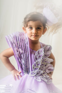 Lavender Leafy Delight Dress