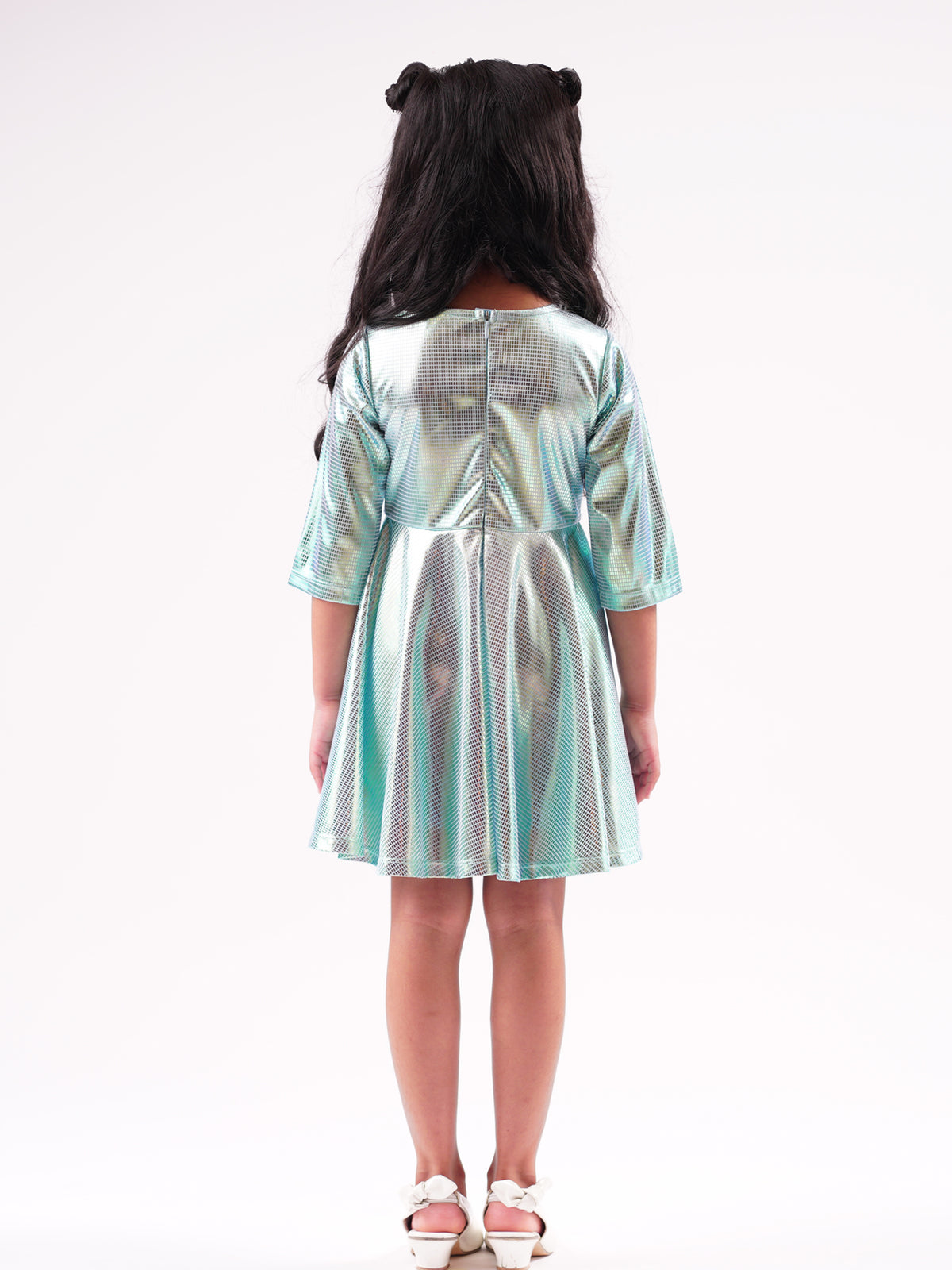 Lil Drama's Barbie Blue Shimmer Ballerina Dress For Young Girls