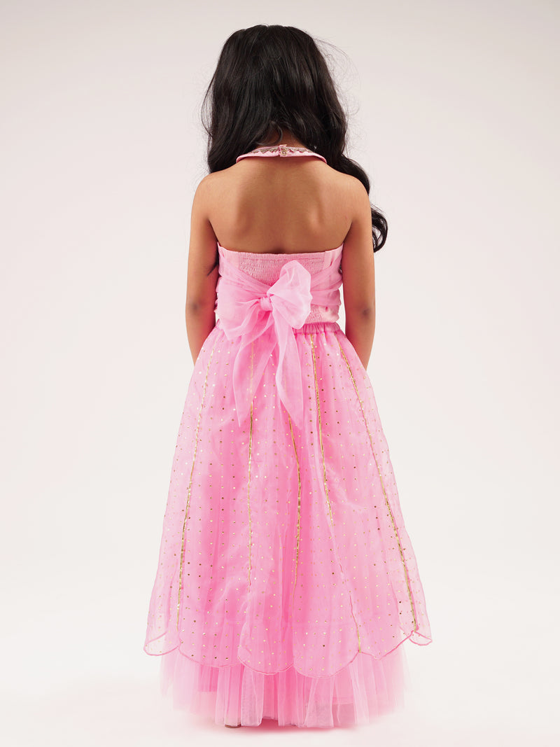 Bollywood Tadka Pink Ghaghra Choli With Dupatta