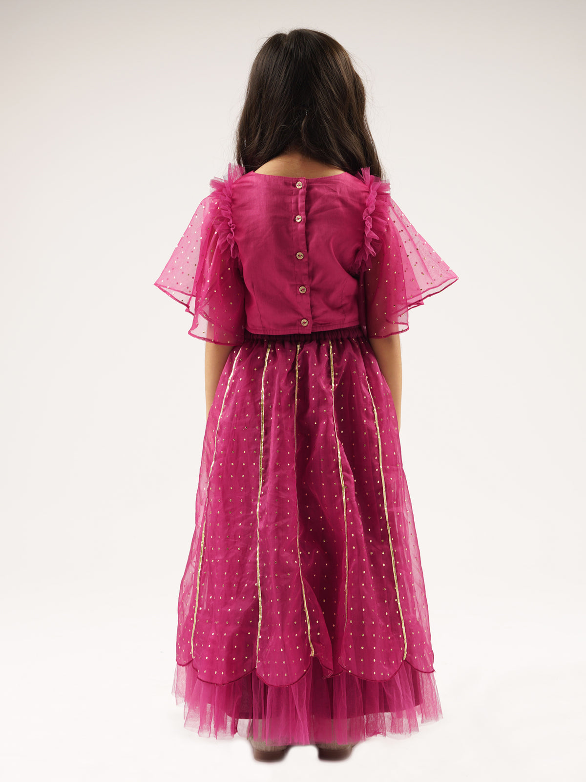 Bollywood Tadka Wine Ghaghra Choli With Dupatta