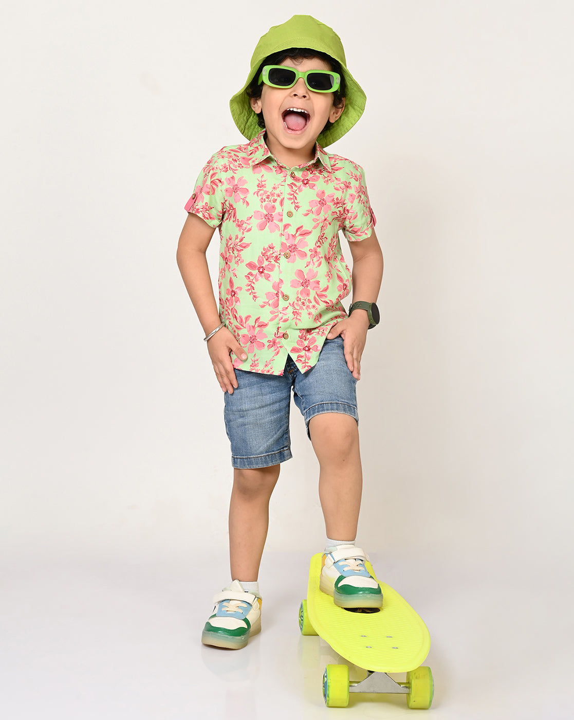 Sassy Boho Boys Pink Shirt From The Sibling Collection