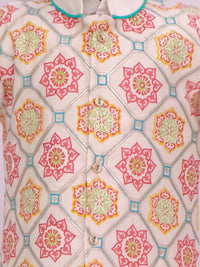 Mishti White Kurta Dhoti and Jacket For Boys