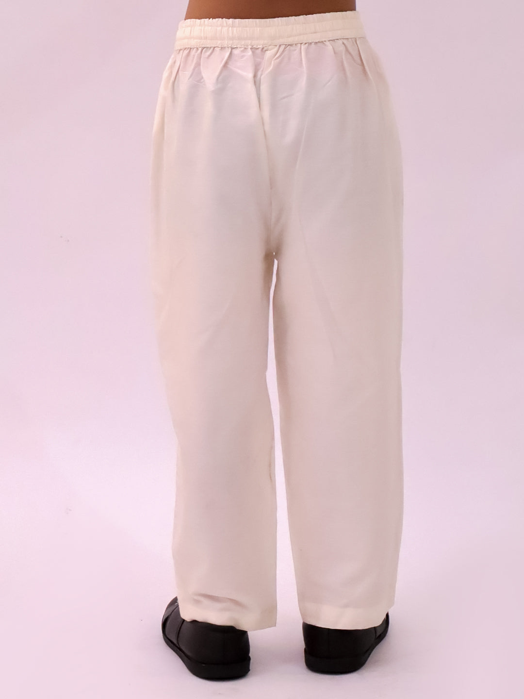 Genda Phool Mustard Kurta and White Pant Set for Boys