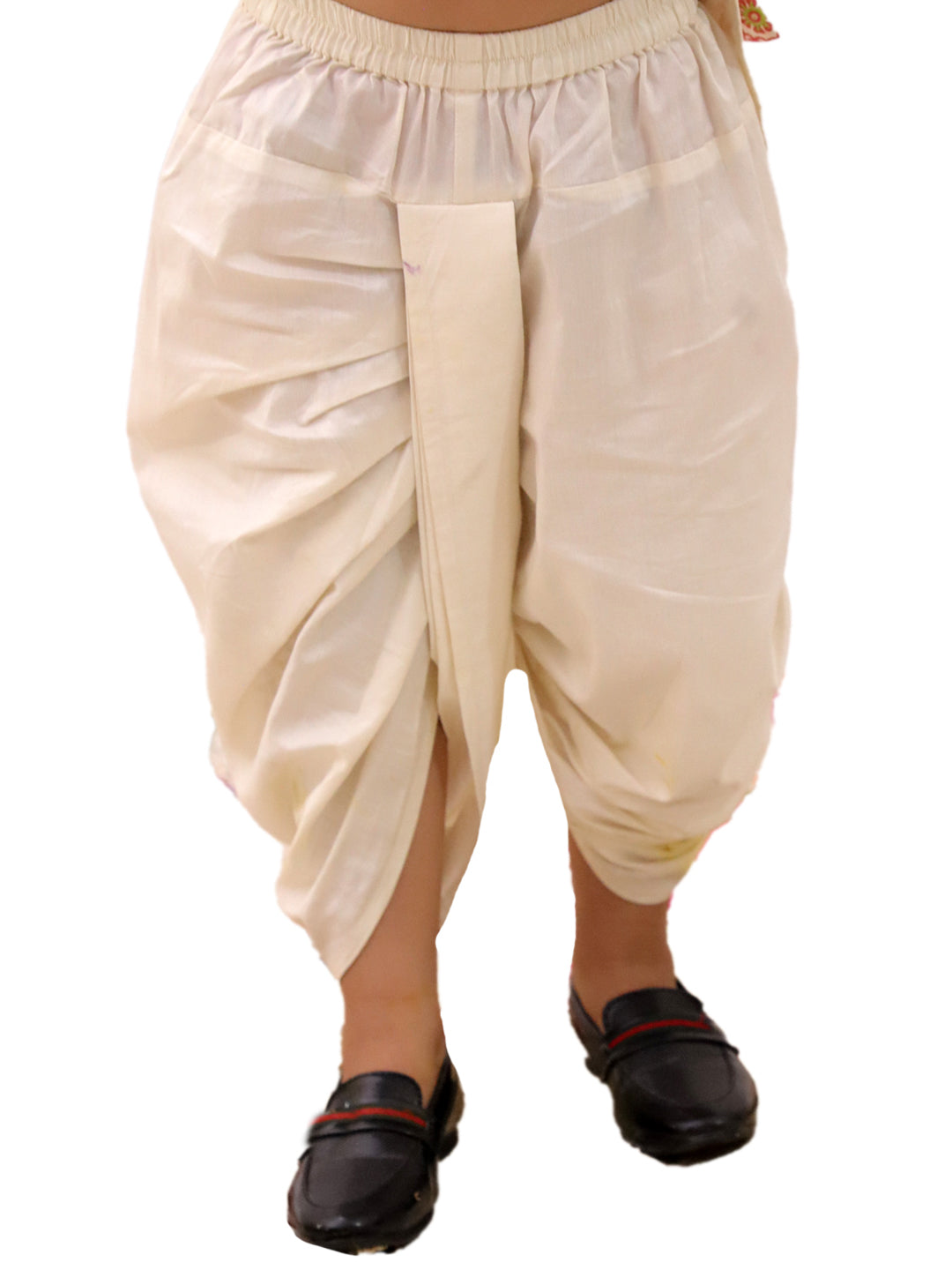 Mishti White Kurta Dhoti and Jacket For Boys