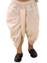 Mishti White Kurta Dhoti and Jacket For Boys