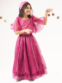 Bollywood Tadka Wine Ghaghra Choli With Dupatta