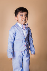 Prince Charming Lilac Jacquard Three Piece Set