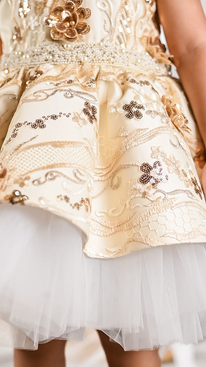Golden Hour Camellia Dress