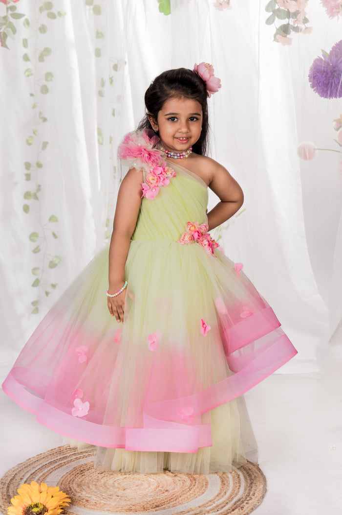Springtime Symphony Gown