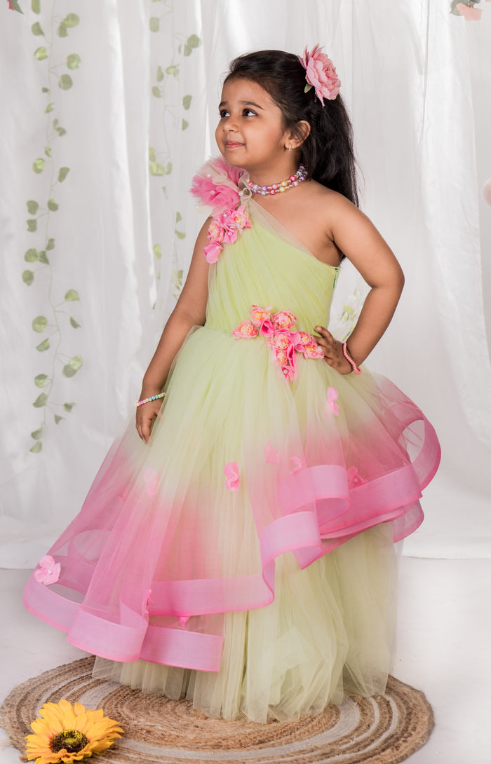 Springtime Symphony Gown