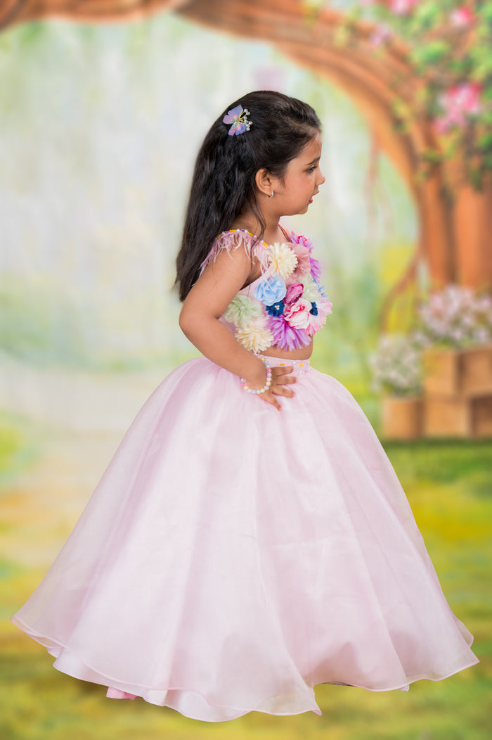 Fairy Garden Crop Top and Skirt