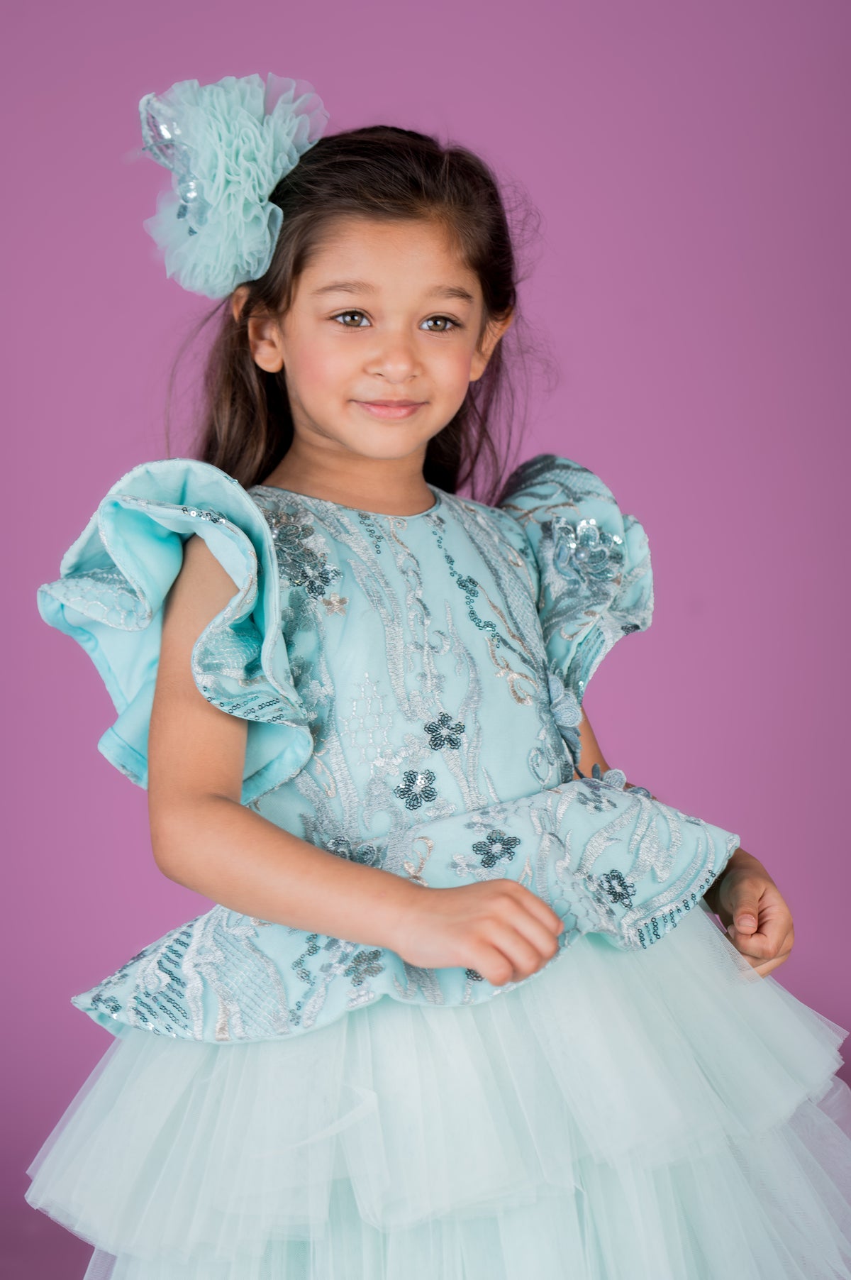 Sea Breeze Peplum Dress