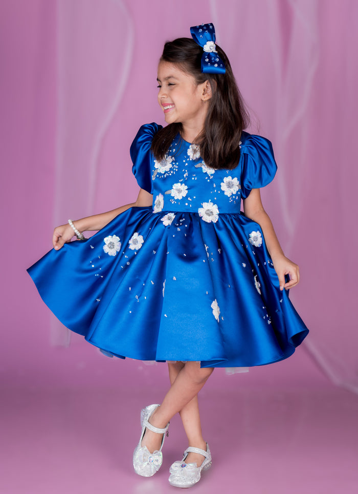 Royal Blue Poppy Dress