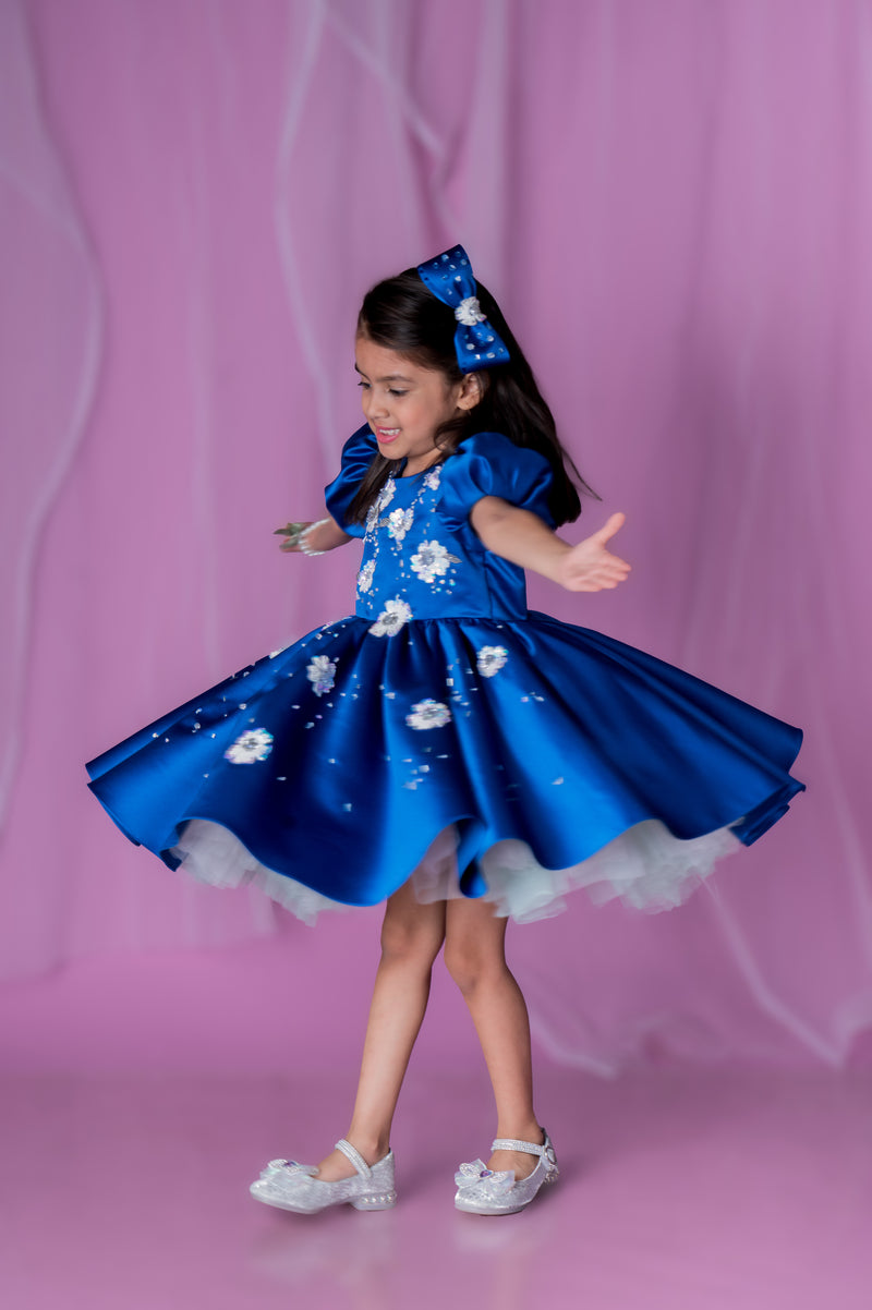 Royal Blue Poppy Dress
