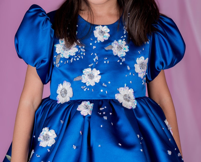 Royal Blue Poppy Dress