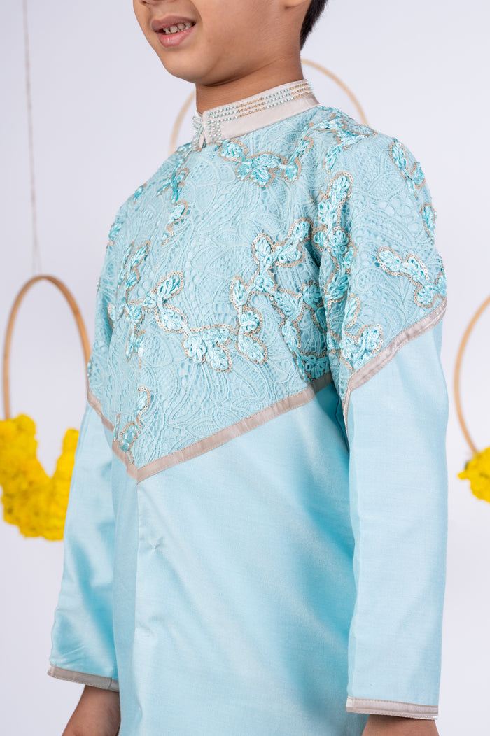 Chantely Kurta and Trouser Set