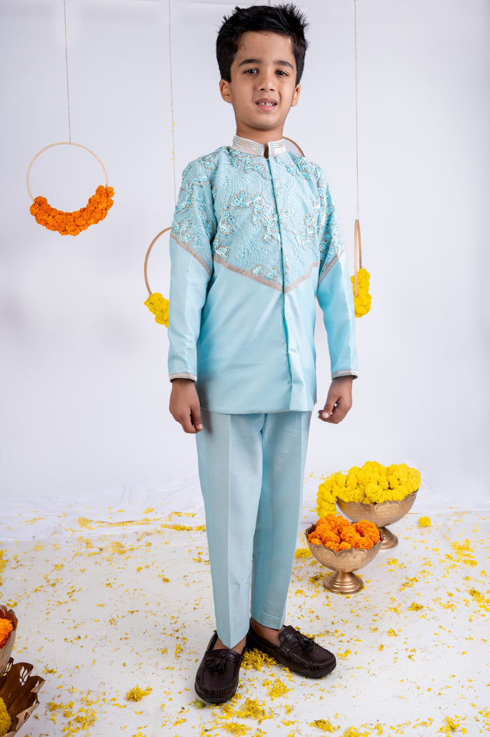 Chantely Kurta and Trouser Set