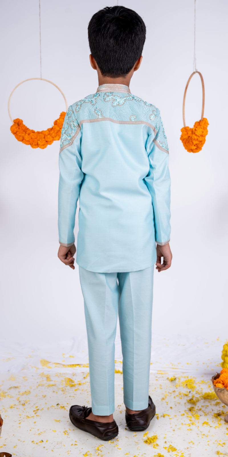 Chantely Kurta and Trouser Set