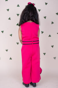 PINK RUFFLES JUMPSUIT