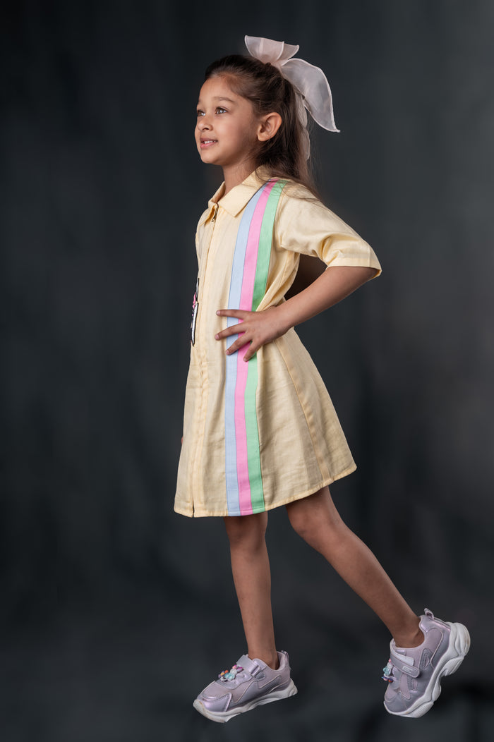 HALF BUTTERFLY SHIRTDRESS