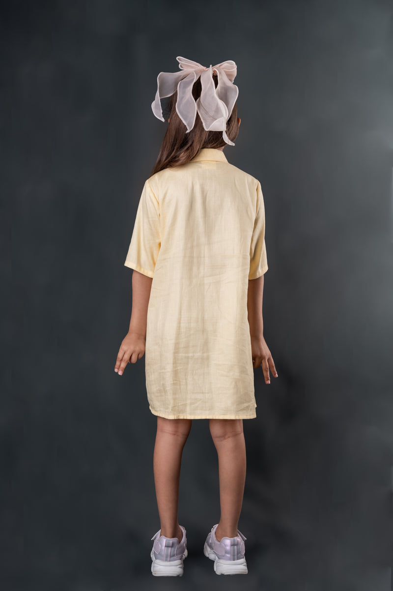 HALF BUTTERFLY SHIRTDRESS