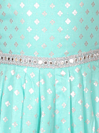 Fusion Fair Girls Blue Dhoti Jumper