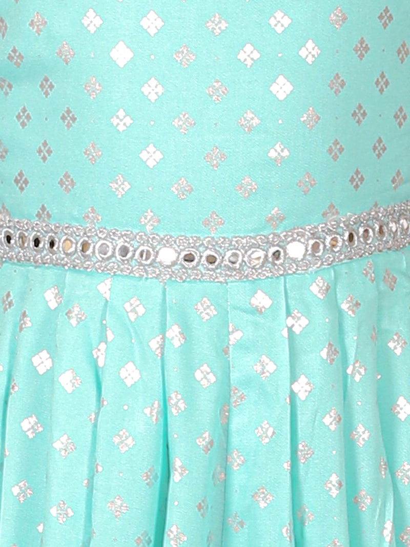 Fusion Fair Girls Blue Dhoti Jumper