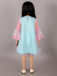 Razzle Dazzle Girls Blue Multi Color Sequins Party Dress