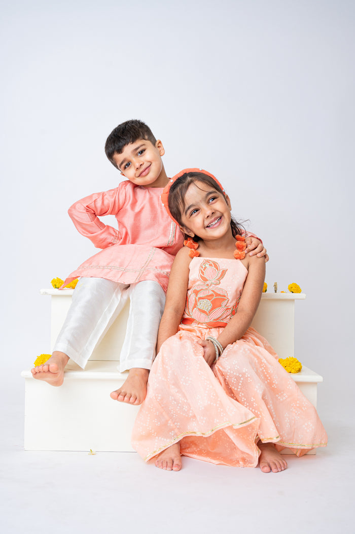 Zip Gota Kurta