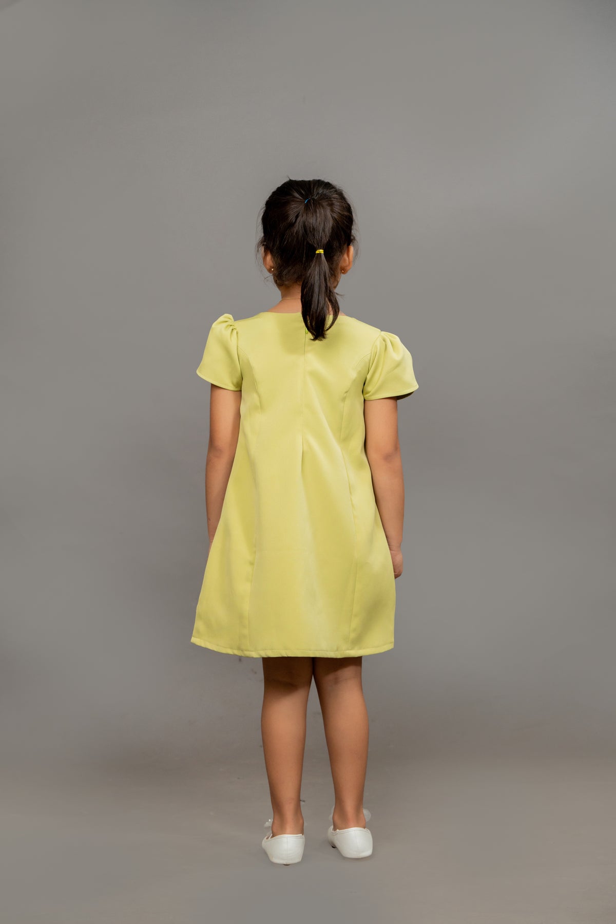 Lime Green Bow Dress