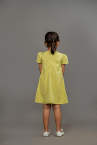 Lime Green Bow Dress