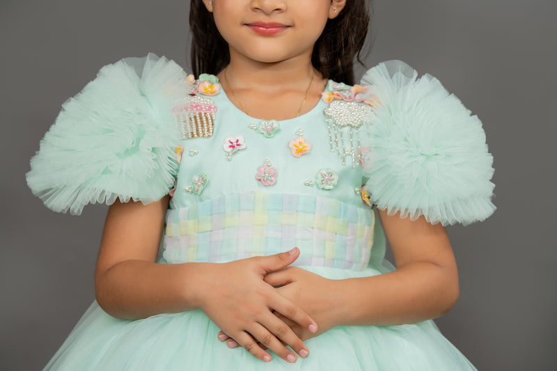 Mint Green Unicorn Dress