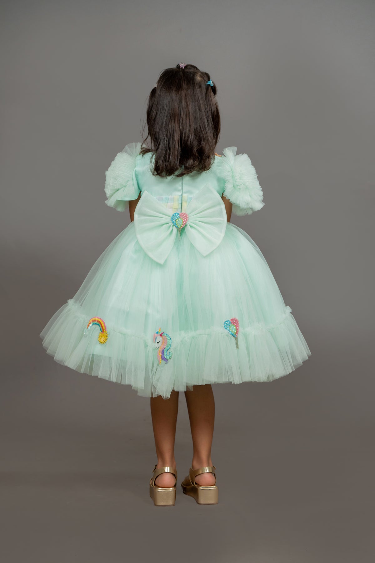 Mint Green Unicorn Dress