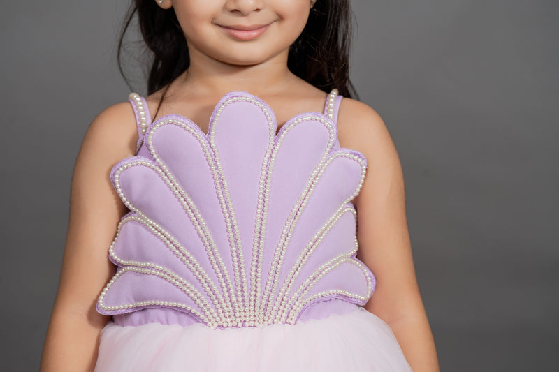 Lavender Shell Dress