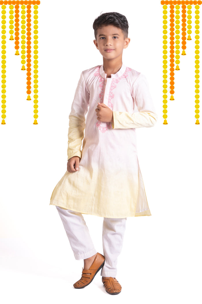 Shaded Kurta With Straight Pants