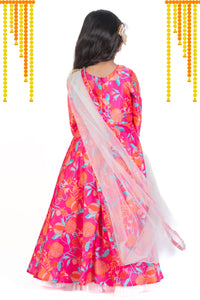 Gown With Detachable Drape Dupatta