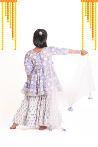 Block Printed Cotton Sharara