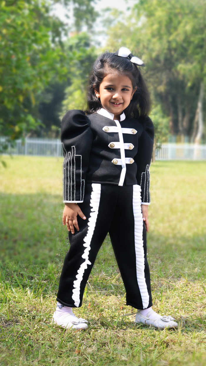 Boss Girl Black White Co-ord set