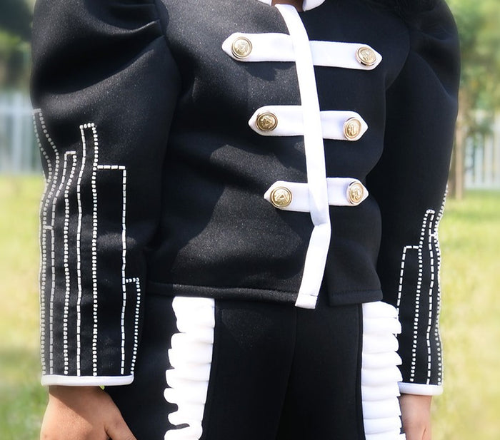Boss Girl Black White Co-ord set