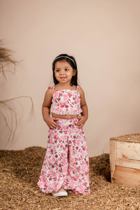 The Pink Floral Palazzo