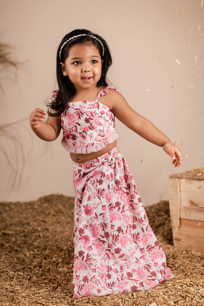 The Pink Floral Palazzo
