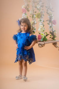 Blue A-line Florence Dress
