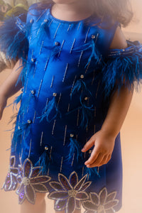 Blue A-line Florence Dress
