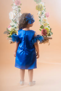 Blue A-line Florence Dress